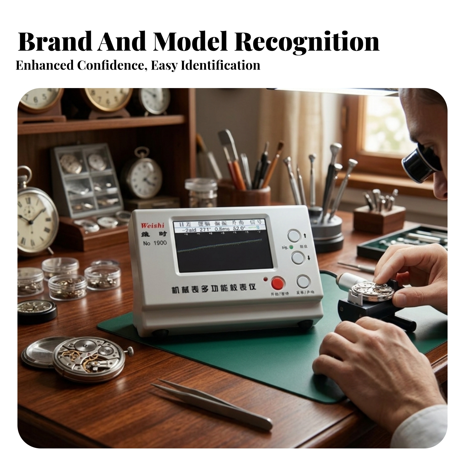 Electronics Repair Shops - Mechanical Watch Timegrapher Benchtop Watch Timing