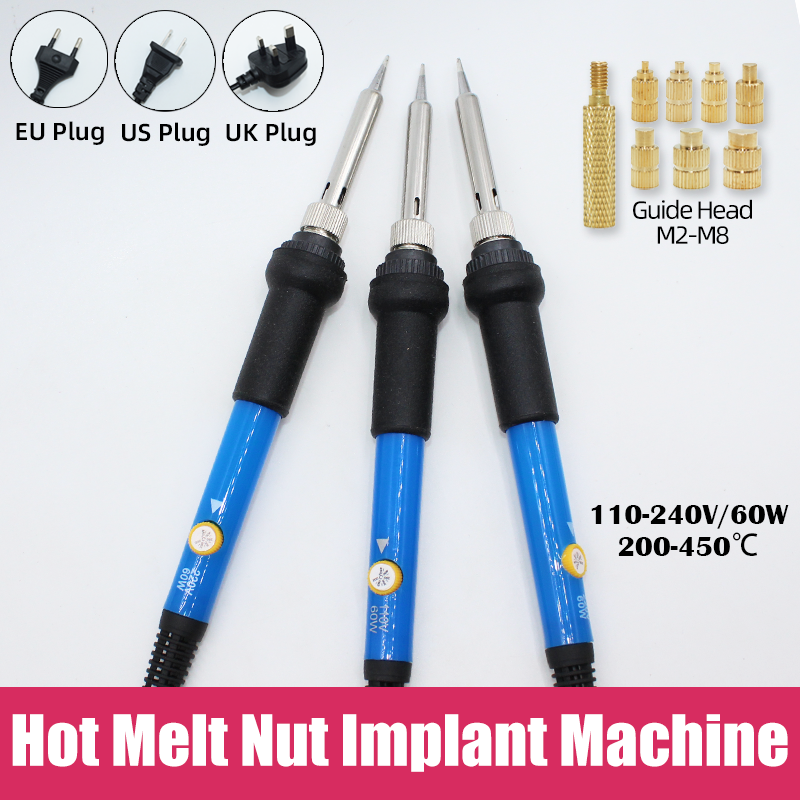 Electronics Repair Kit With Soldering Iron - Heat Set Thread Insert Brass Nut