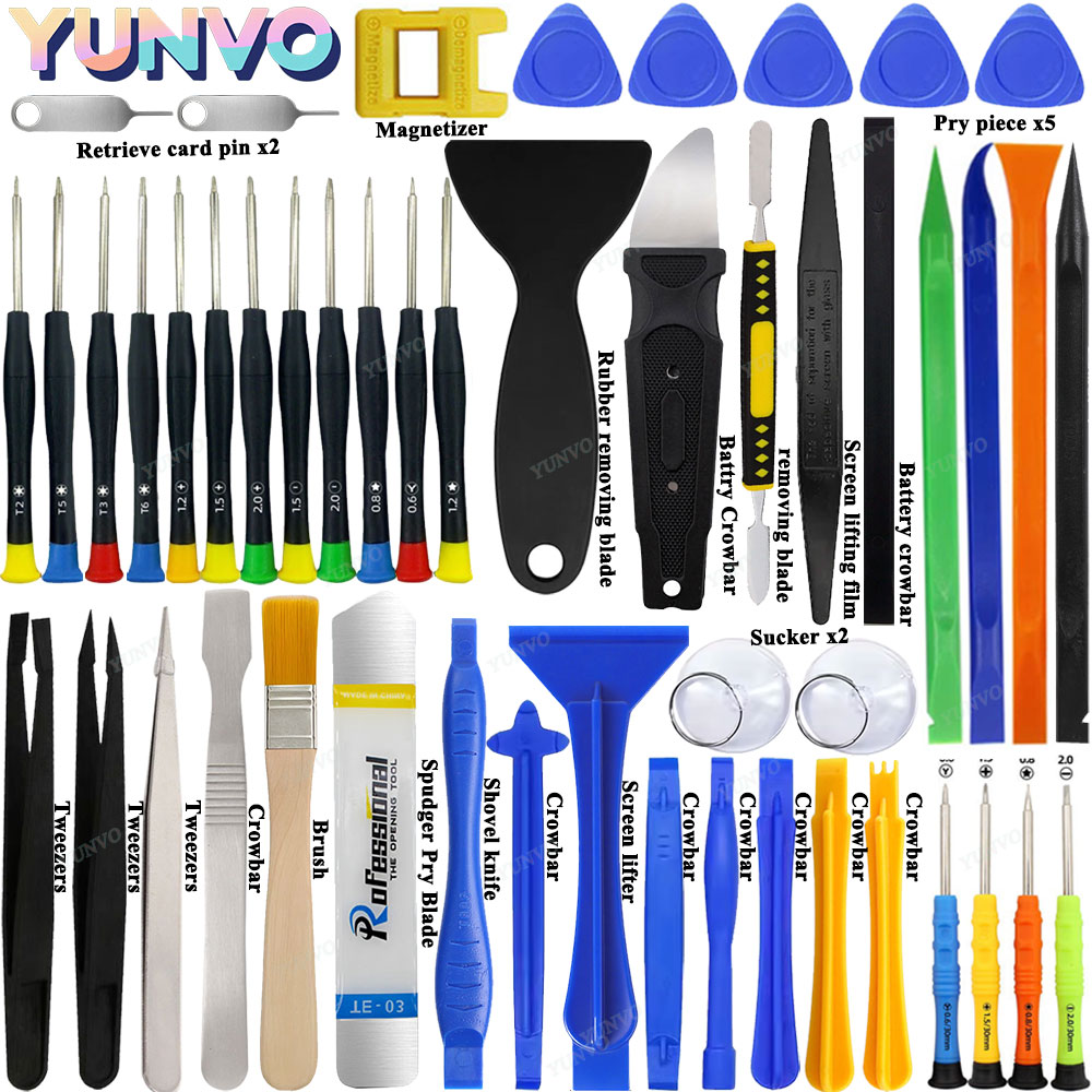 Electronics Repair Tool Kit - Mobile Phone Disassembly Repair Tools for