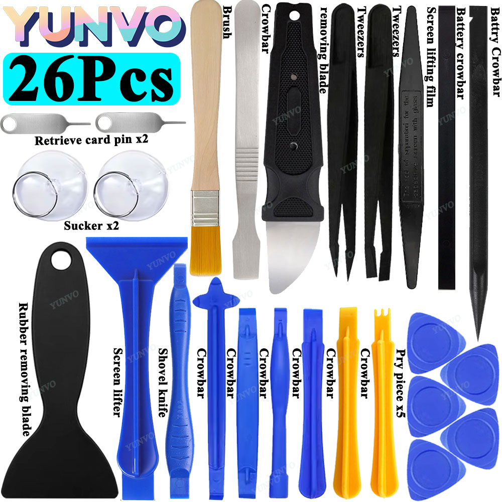 Electronics Repair Tool Kit - Universal Screen Opening Pry Tool Kit,