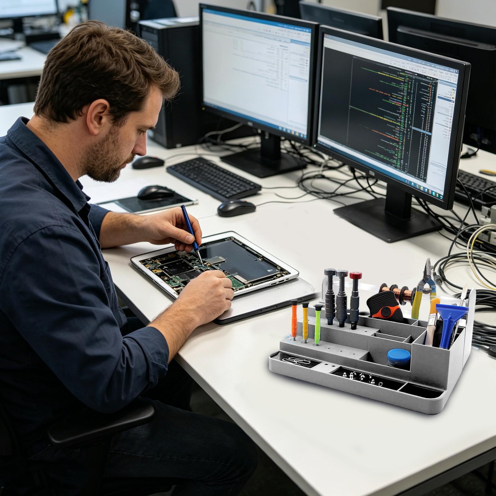 Heavy-Duty Desktop Storage Ele - Electronics Repair Shops 评论和价格
