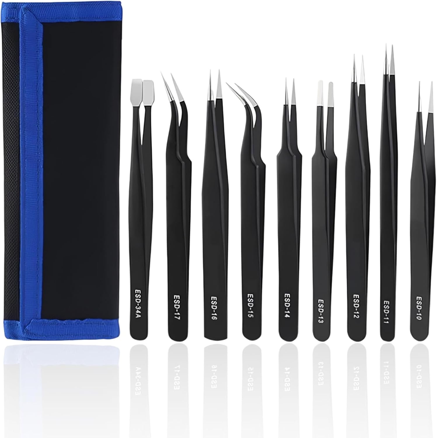 Precision Anti-static Tweezers - Electronics Repair Tool Kit 评论和价格