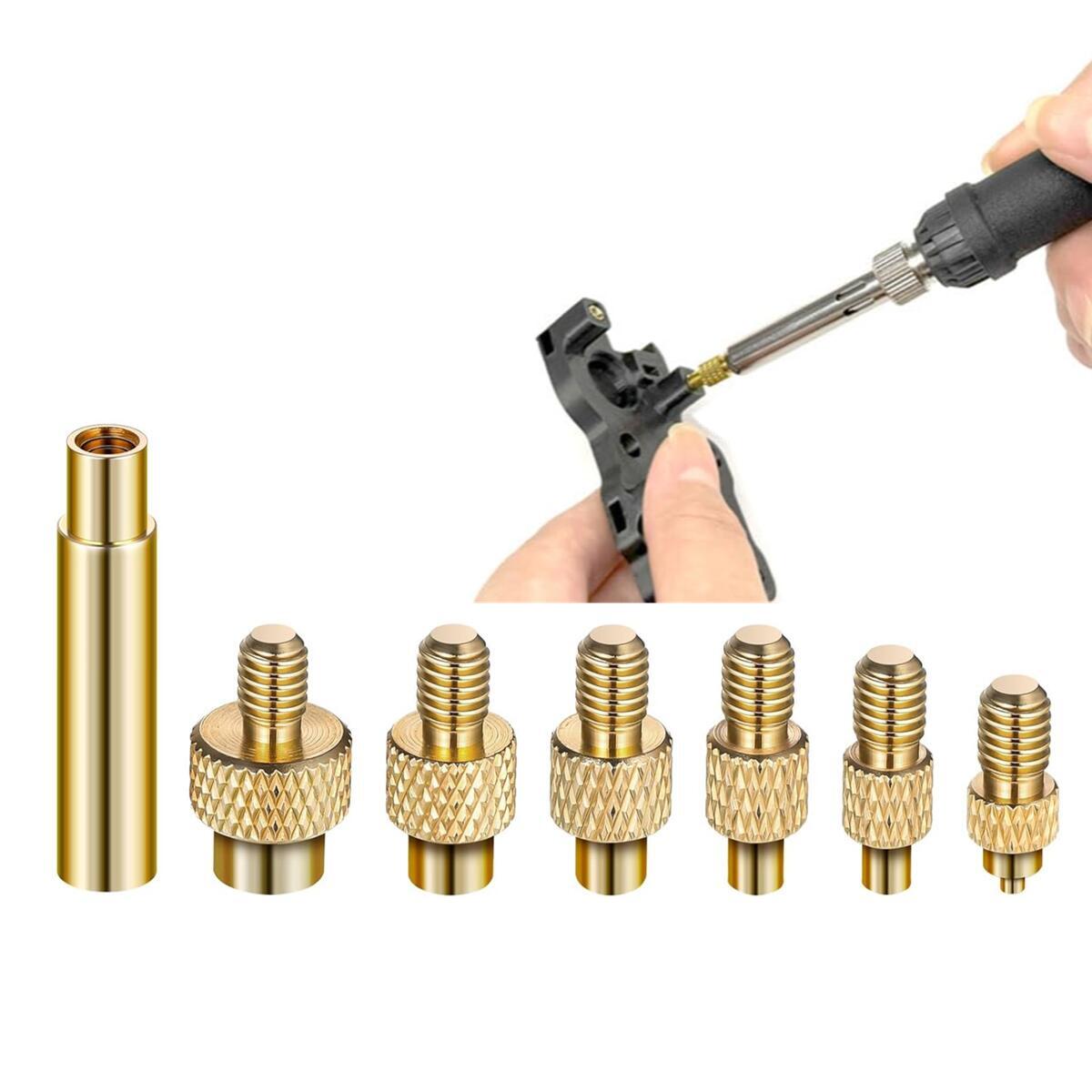 Heat Insert Nut Iron Tips Head - Electronics Repair Kit With Soldering Iron 评论和价格