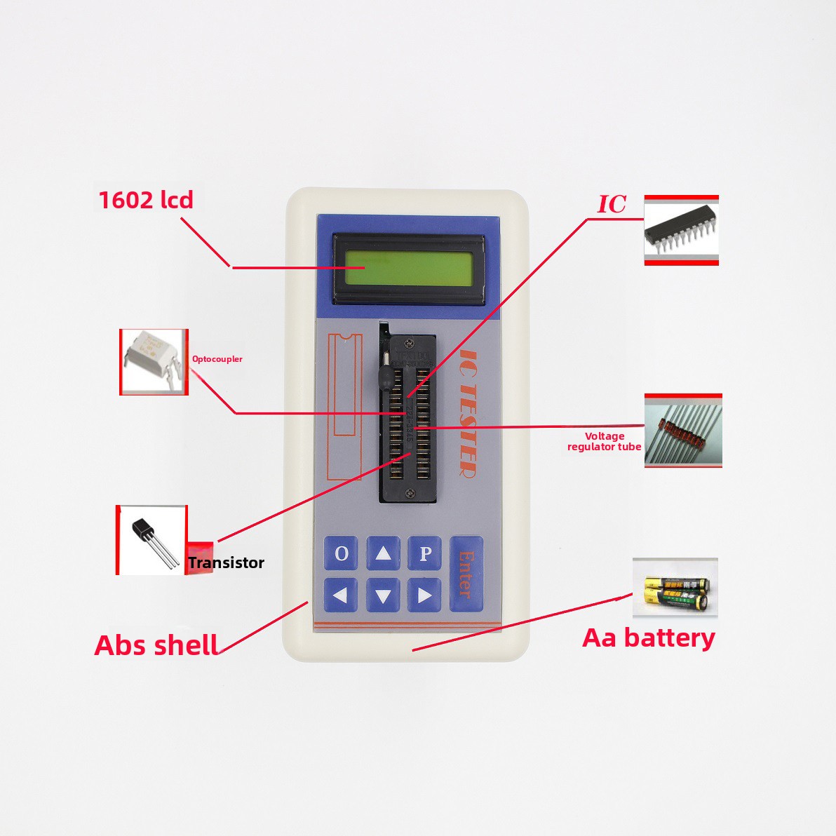 TSH‑06F IC Transistor Tester f - Electronics Repair Shops 评论和价格