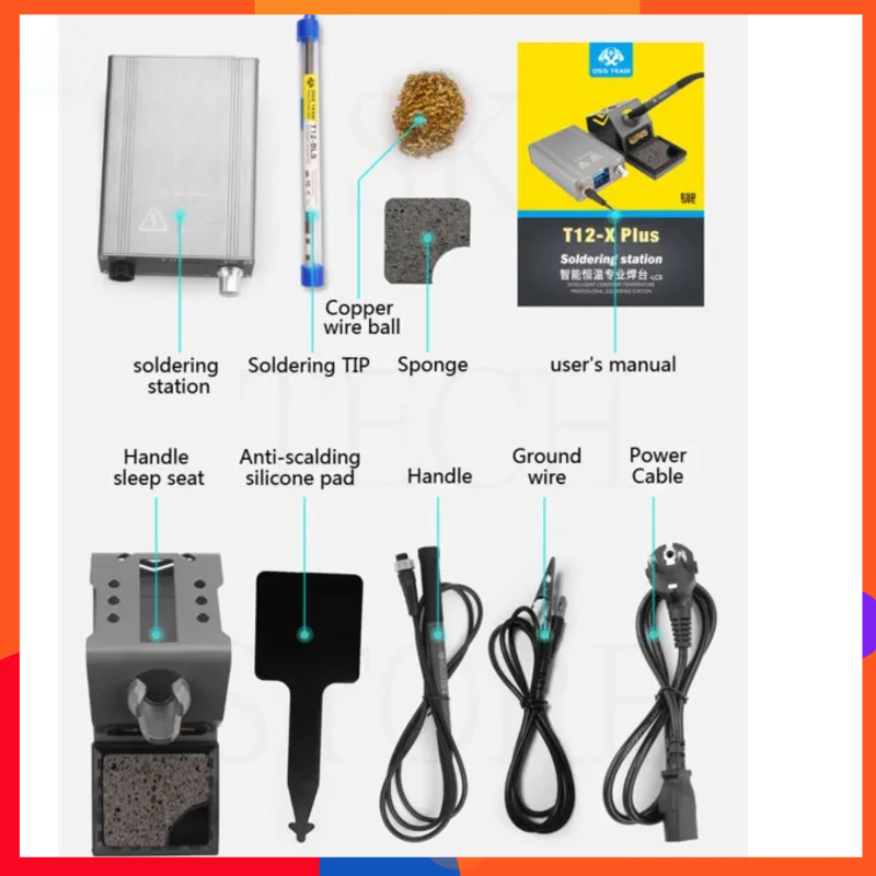 OSS T12-X PLUS Soldering Stati - Electronics Repair Plus 评论和价格