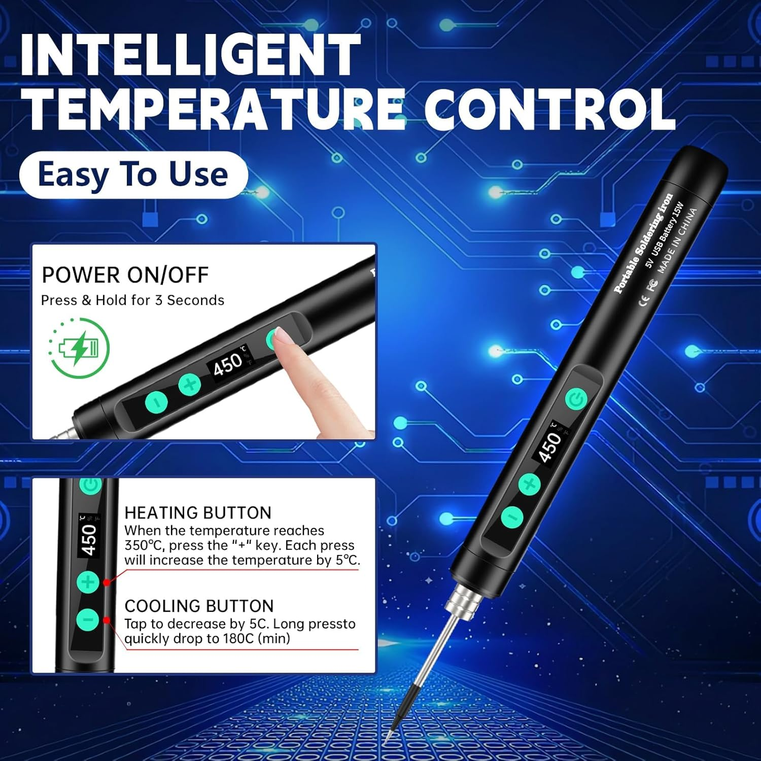 USB Rechargeable Digital Solde - Electronics Repair Tool Kit 评论和价格