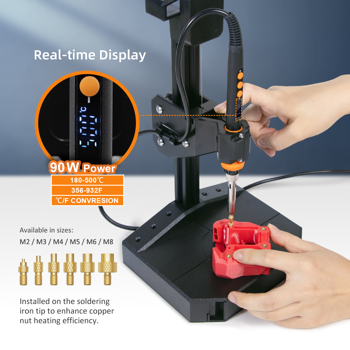 Heat Set Insert Press Tool Ste - Electronics Repair Kit With Soldering Iron 评论和价格