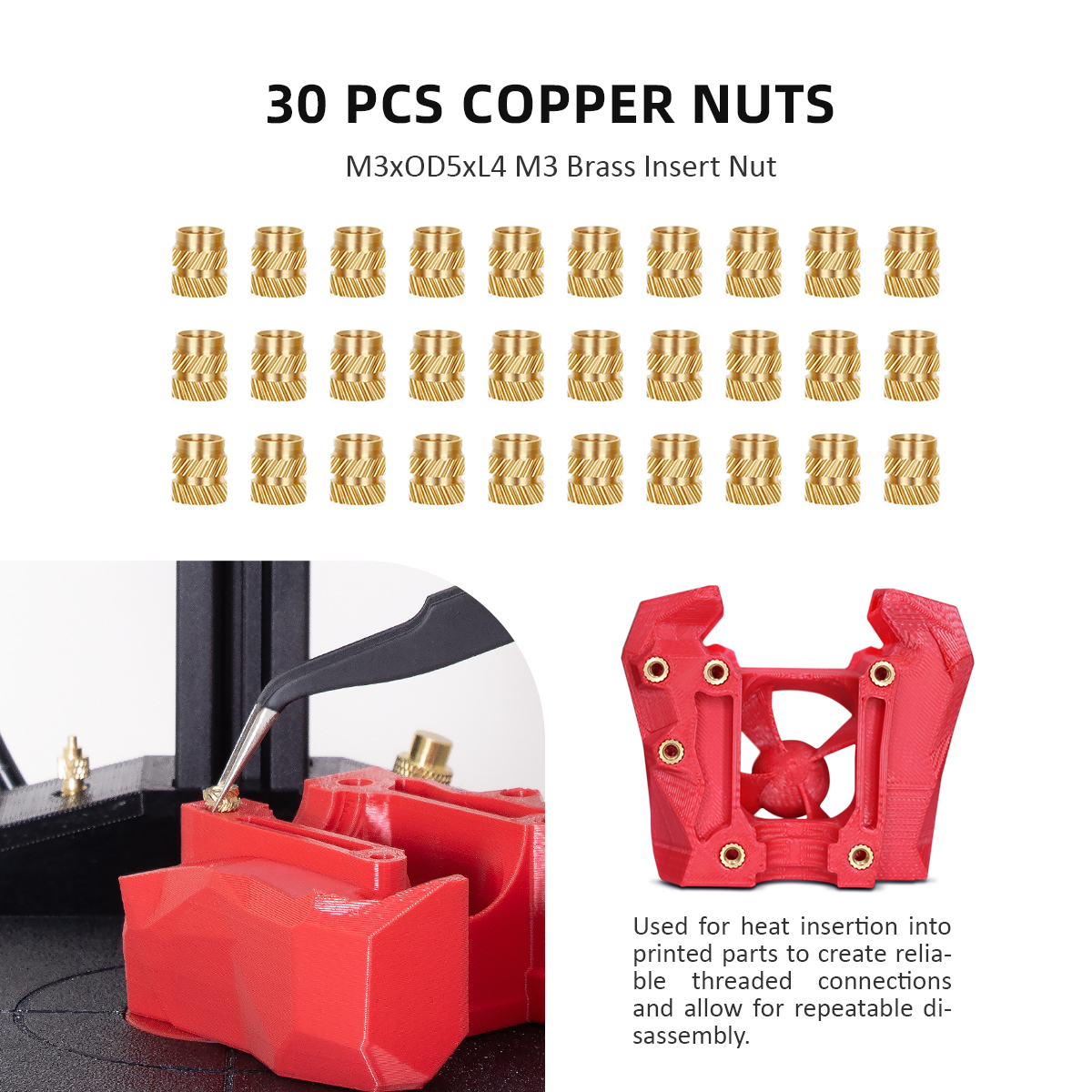 Heat Set Insert Press Tool Ste - Electronics Repair Kit With Soldering Iron 评论和价格
