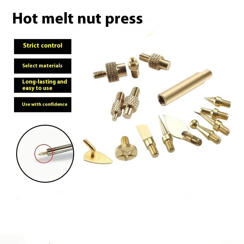 🛒7/9/10Pcs Heat Insert Nut Iro - Electronics Repair Kit With Soldering Iron 评论和价格