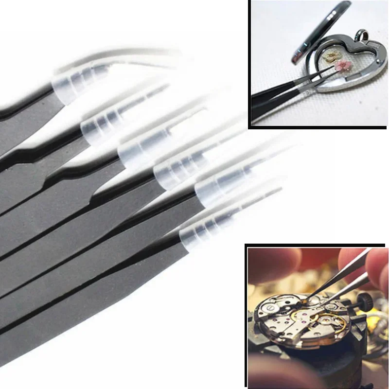 6PCS Precision Tweezers Set ES - Electronics Repair Tool Kit 评论和价格
