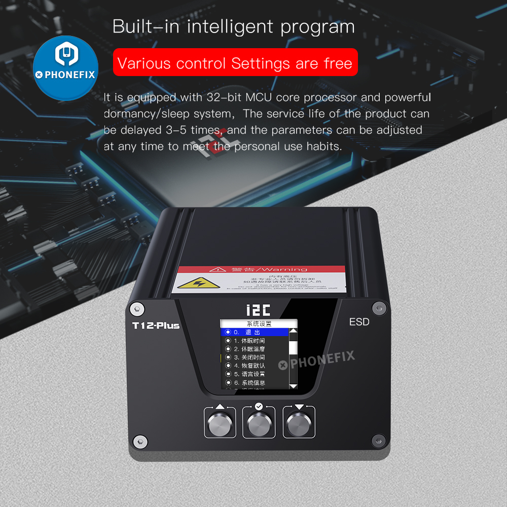 i2C T12 PLUS Soldering Station - Electronics Repair Plus 评论和价格