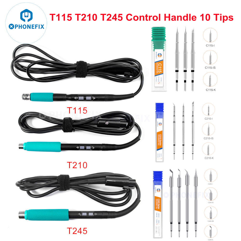 T115 T210 T245 Soldering Handl - Electronics Repair Kit With Soldering Iron 评论和价格