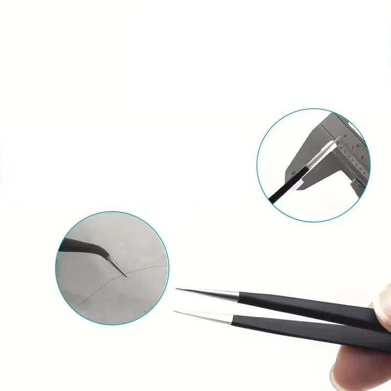 6pcs Precision Long Tweezers S - Electronics Repair Tool Kit 评论和价格